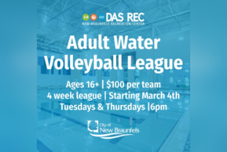 Make Waves, Make Friends: New Braunfels Launches Adult Water Volleyball League for Energetic Fun and Fitness