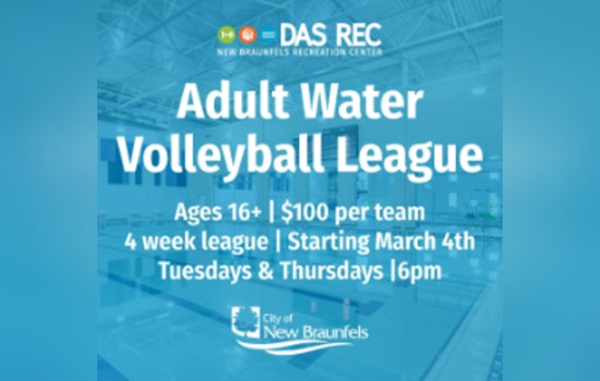 Make Waves, Make Friends: New Braunfels Launches Adult Water Volleyball League for Energetic Fun and Fitness