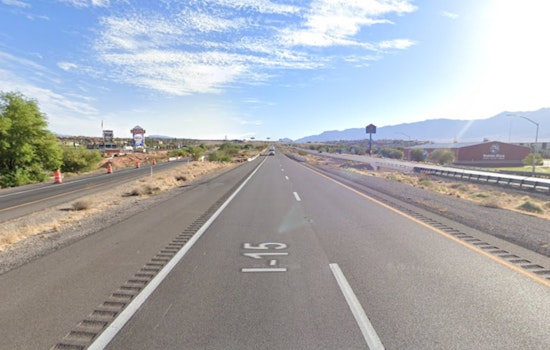 Man Killed in Rollover Crash on I-15 Near Mesquite, Nevada State Police Investigating