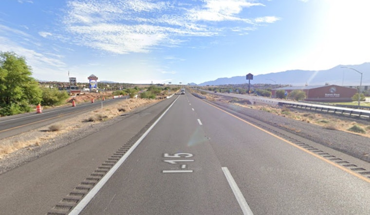 Man Killed in Rollover Crash on I-15 Near Mesquite, Nevada State Police Investigating