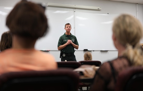 Manatee County Sheriff's Office Welcomes Rowlett Elementary's Girl Scout Troop for Educational Visit