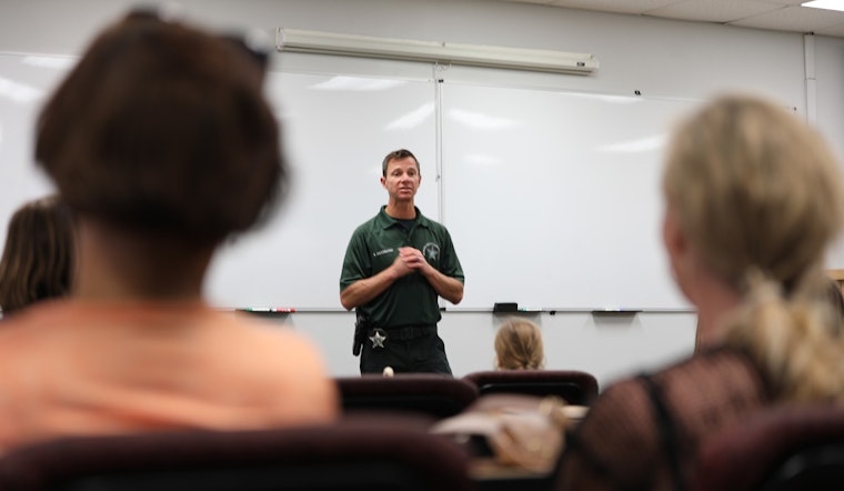 Manatee County Sheriff's Office Welcomes Rowlett Elementary's Girl Scout Troop for Educational Visit