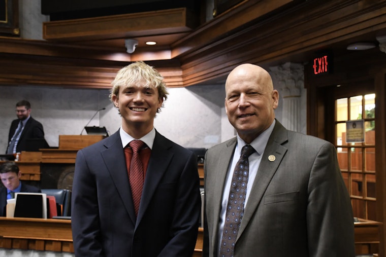 Marian University Junior Caden Wildey Gains Hands-On Government Experience as Indiana Senate Intern