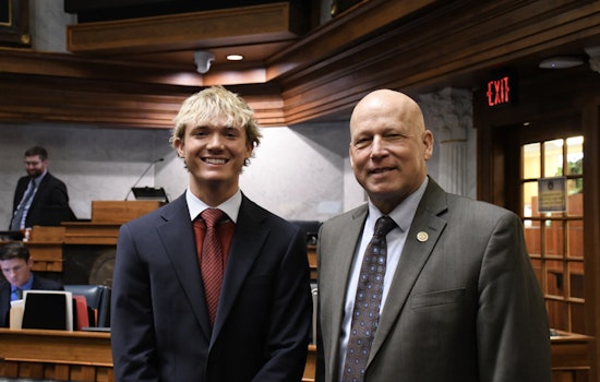 Marian University Junior Caden Wildey Gains Hands-On Government Experience as Indiana Senate Intern