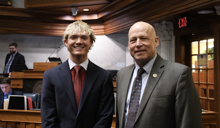 Marian University Junior Caden Wildey Gains Hands-On Government Experience as Indiana Senate Intern