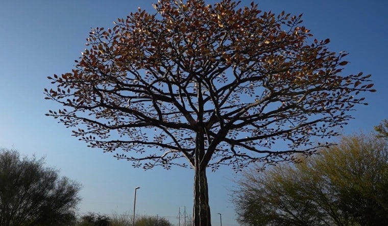 Maricopa Celebrates Agricultural Legacy with Joe Tyler's "Agrarian Roots" Metal Sculpture
