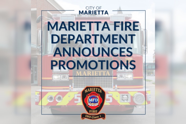 Marietta Fire Department Honors Firefighters with Leadership Promotions