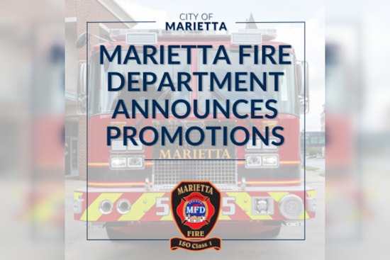 Marietta Fire Department Honors Firefighters with Leadership Promotions