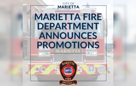 Marietta Fire Department Honors Firefighters with Leadership Promotions