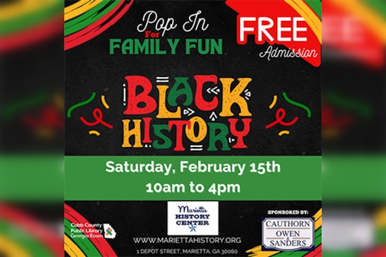 Marietta History Center Hosts Free Black History Educational Event for Families