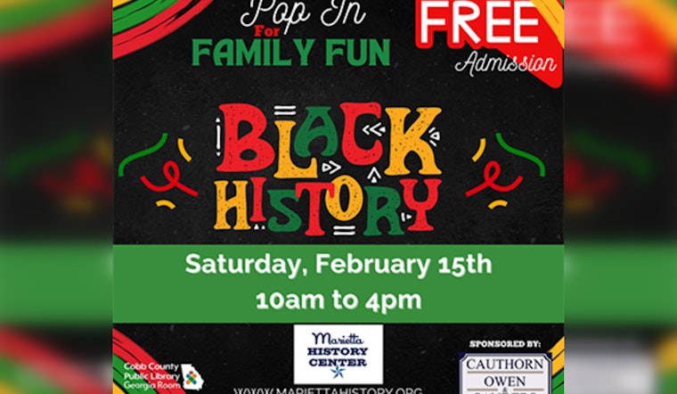 Marietta History Center Hosts Free Black History Educational Event for Families