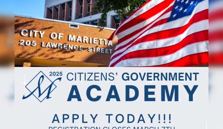 Marietta Invites Local Residents to Discover City Operations with Citizens' Government Academy