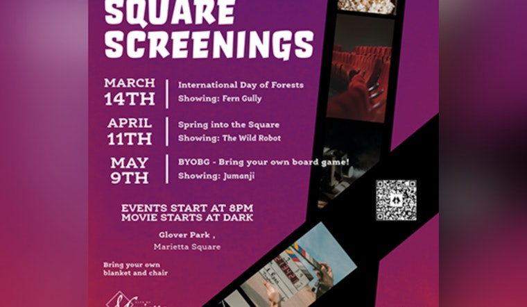 Marietta's Glover Park Invites Community for Themed Outdoor Movie Nights on the Square