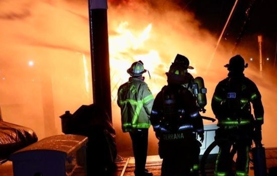 Marina Inferno as Three Boats Engulfed in Flames at North Palm Beach Marina Emergency Crews Prevail Overnight