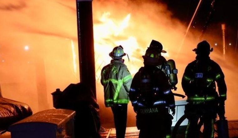 Marina Inferno as Three Boats Engulfed in Flames at North Palm Beach Marina Emergency Crews Prevail Overnight