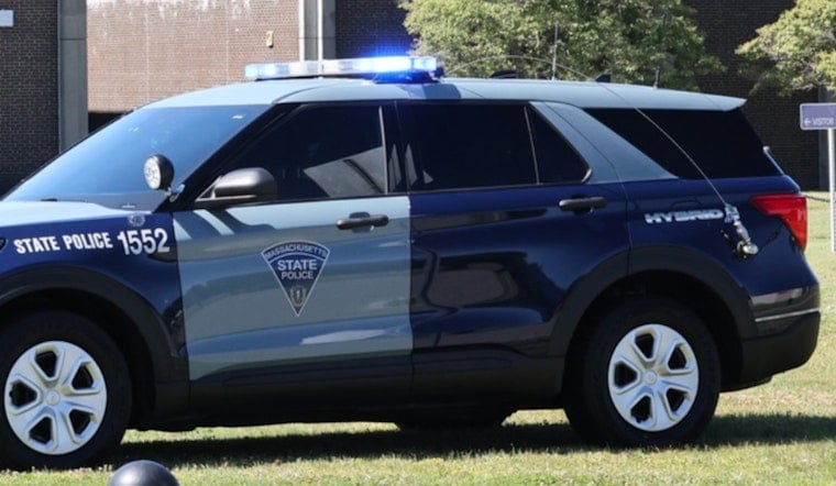 Massachusetts State Trooper Injured After Cruiser Hits Guardrail on Snowy Route 25 in Plymouth