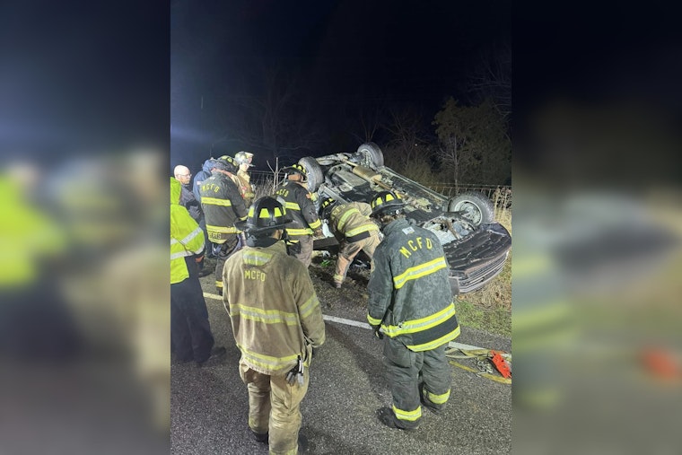 Maury County Fire Department Rescues Driver in Early Morning Rollover on Greensmill Rd