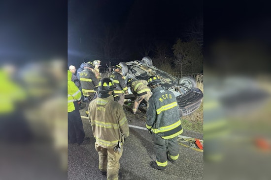 Maury County Fire Department Rescues Driver in Early Morning Rollover on Greensmill Rd