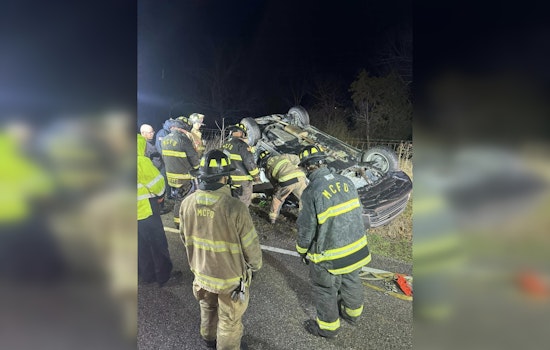 Maury County Fire Department Rescues Driver in Early Morning Rollover on Greensmill Rd