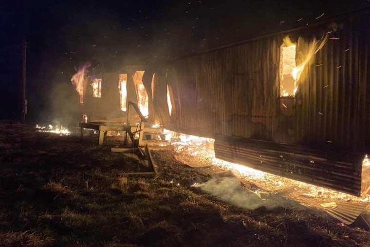 Maury County Firefighters Quell Mobile Home Blaze on Bear Creek Pike