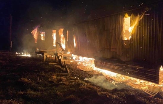 Maury County Firefighters Quell Mobile Home Blaze on Bear Creek Pike