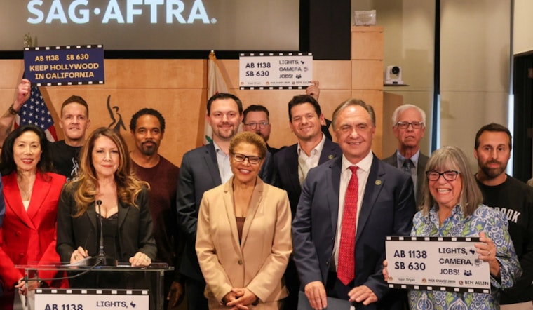 Mayor Karen Bass Rallies Support for Expanded California Film Tax Credit with State and Labor Leaders in Los Angeles