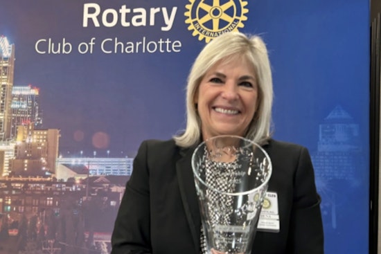 Mecklenburg County Manager Dena Diorio Honored with Excellence in Leadership Award by Charlotte Rotary Club
