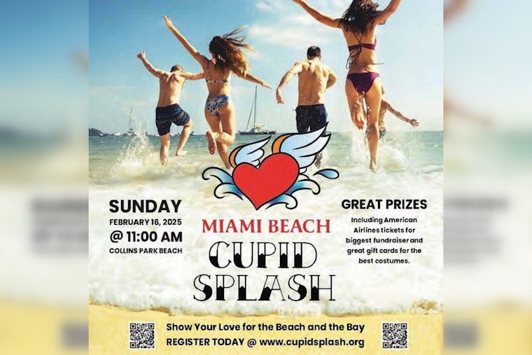 Miami Hearts Beat for Biscayne Bay, First Annual Miami Beach Cupid Splash Raises Funds and Unity