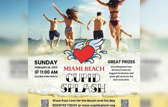Miami Hearts Beat for Biscayne Bay, First Annual Miami Beach Cupid Splash Raises Funds and Unity