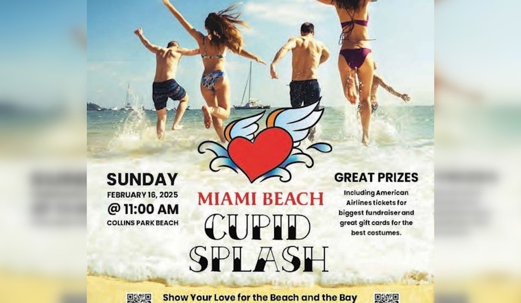 Miami Hearts Beat for Biscayne Bay, First Annual Miami Beach Cupid Splash Raises Funds and Unity