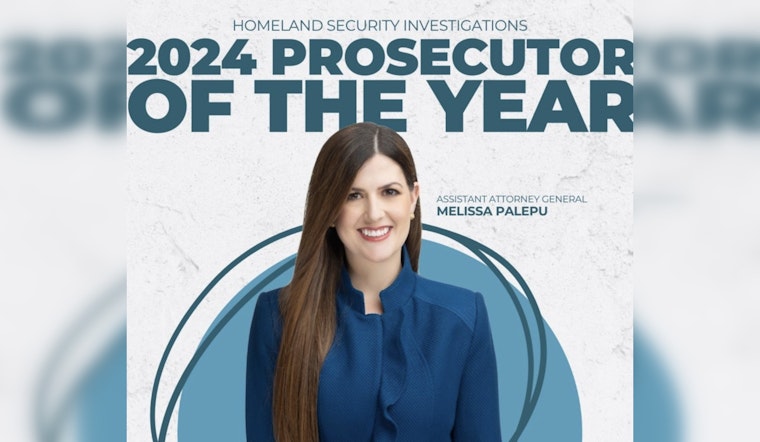 Michigan AG Nessel Applauds Assistant AG Melissa Palepu's Recognition as Prosecutor of the Year in Human Trafficking Fight