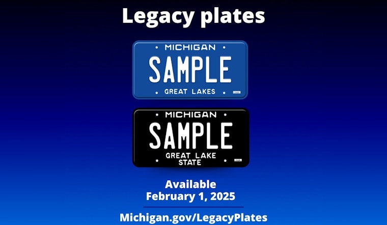 Michigan Revives Classic License Plates, Fueling Nostalgia and Road Funds