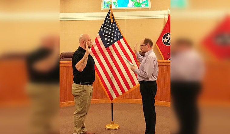Military Veteran Sworn In as New Officer of the Elizabethton Police Department