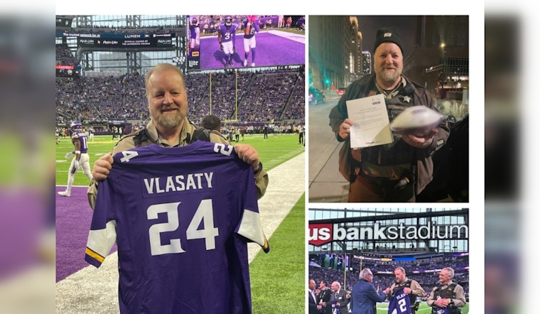 Minneapolis Law Enforcement MVPs Celebrated for Safeguarding Vikings Games and Concerts