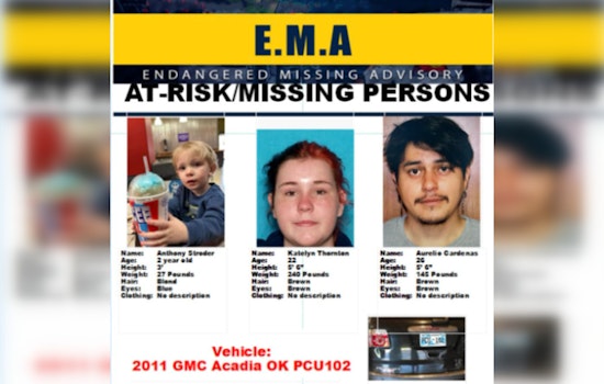 Missing 2-Year-Old Oklahoma Boy Believed With Non-Custodial Mother
