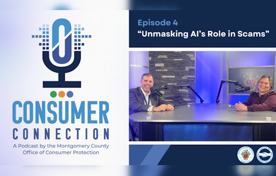 Montgomery County Podcast "Consumer Connection" Tackles AI Scams and Self-Defense Strategies