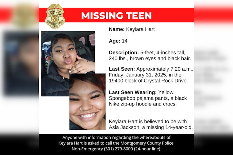 Montgomery County Police Seek Help to Locate Missing 14-Year-Old Girl from Germantown