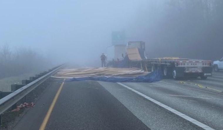 Multiple Semi-Truck Crashes on I-5 in Kent Cause Major Delays for Morning Commuters