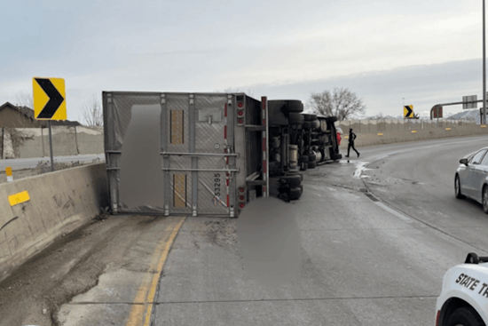 Murray Traffic Alert: Semi-truck Rollover Shuts Down I-215 Ramp to I-15 Southbound, Causes Delays