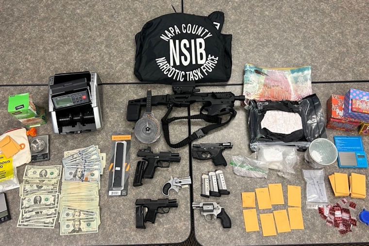 Napa Police Patrol Leads to Major Drug Bust, Vallejo Man Charged with Possession and Firearms Offenses