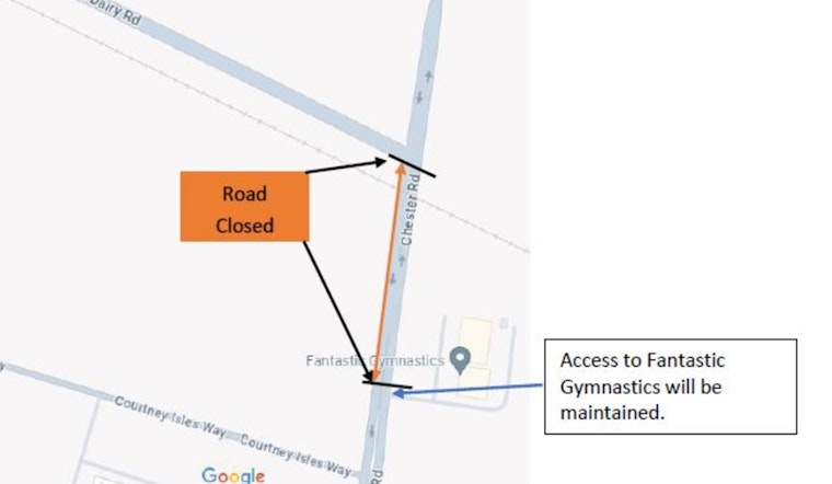 Nassau County Announces Temporary Road Closure at Chester and Pages Dairy Roads for Storm Drain Revamp