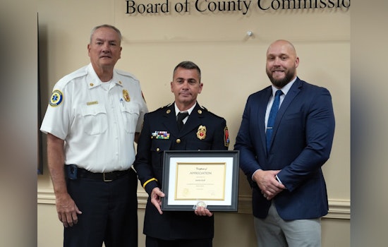 Nassau County Firefighter Lt. Jamie Graf Celebrated for 25 Years of Dedicated Service