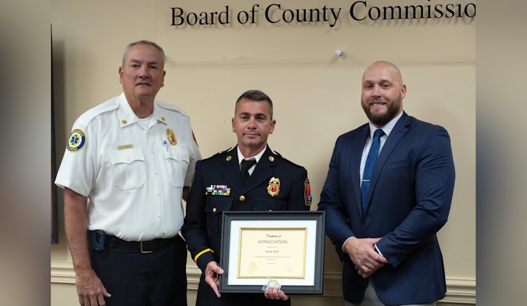 Nassau County Firefighter Lt. Jamie Graf Celebrated for 25 Years of Dedicated Service
