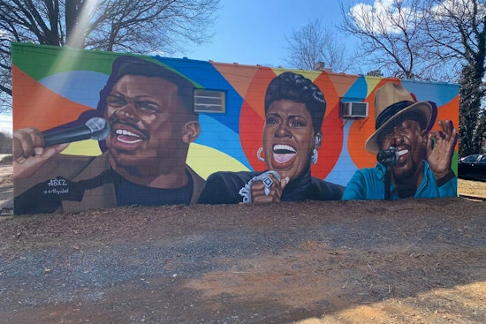 New Mural of NC Music Icons Transforms Beatties Ford Road into Charlotte's Latest Community Hub