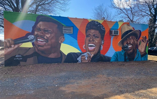 New Mural of NC Music Icons Transforms Beatties Ford Road into Charlotte's Latest Community Hub