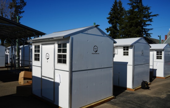 New Pod-Style Shelter, Oak Street Village, Set to Open in Portland's Montavilla Neighborhood