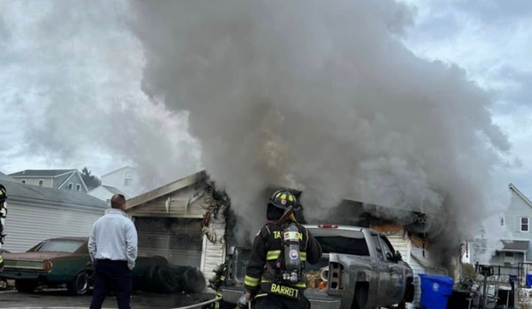 No Injuries Reported After Explosion and Fire at Taunton Residence on Benefit Street