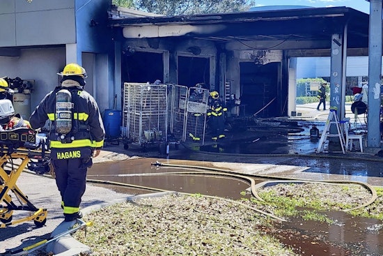 No Injuries Reported as Accidental Fire Ravages Line-X Commercial Site in Fort Pierce
