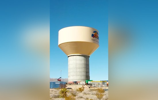 North Las Vegas Completes $13.5 Million Apex Elevated Water Tank to Support Local Industry