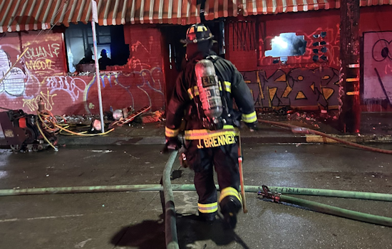Oakland Firefighters Quell Major Warehouse Fire on San Leandro Street, No Injuries Reported